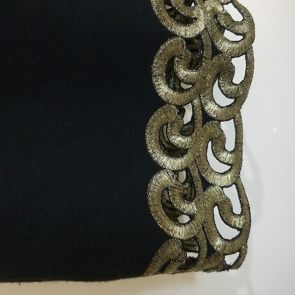 Free People Gold Trim Shift Dress - Picture 6 of 12